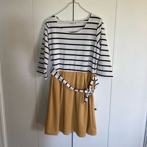 Blooming Jelly striped dress